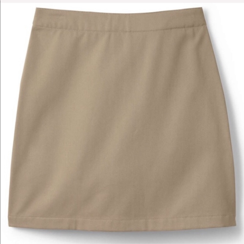 2 School Uniform Girls Blend Chino Skort size 7